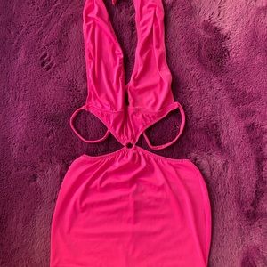 Exotic dancer wear. Tight and form fitting.